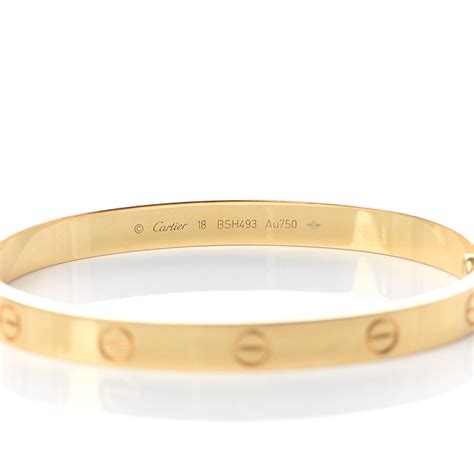 18k gold bracelet cartier|cartier bracelet women 18k new.